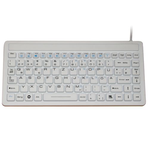Клавиатура из силикона - P-M272 - PAC Technology - антибактериальная / для гигиены / водостойкая