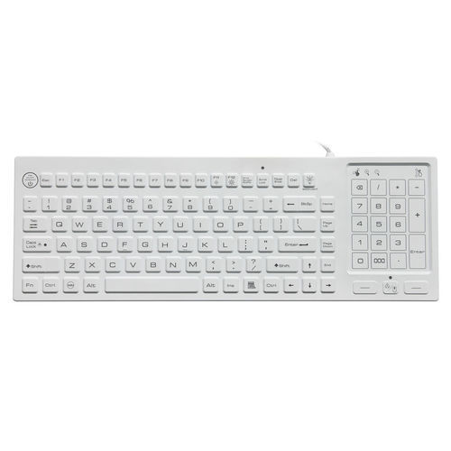 Медицинская клавиатура из силикона - P-M70-BL - PAC Technology - из силиконового каучука / USB / водостойкая
