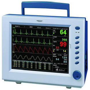 Переносной монитор пациента - TK-1025 - TENKO MEDICAL SYSTEM CORP - для ЭКГ / TEMP / NIBP