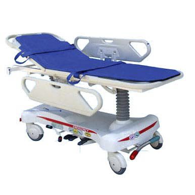 Транспортная тележка-каталка - TK-T204A - TENKO MEDICAL SYSTEM CORP - гидравлическая / 3 секции