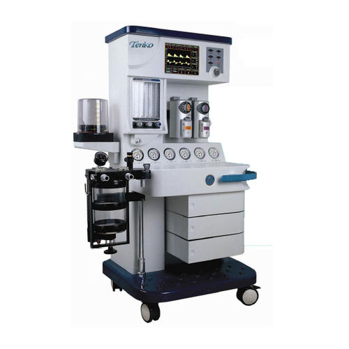 Установка для анестезии на тележке - TK-7700F3 - TENKO MEDICAL SYSTEM CORP - с респираторным мониторингом / с вентилятором