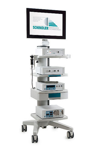Эндоскопическая стойка для визуализации в белом свете - SCHINDLER Endoskopie Technologie - для флуоресцентной визуализации / для улучшения визуализации