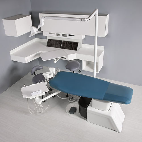 Автономная стоматологическая установка - MC - MEUNIER CARUS MEDICAL - с гибким подголовником / с держателем инструментов / со светодиодной подсветкой