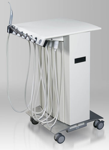 Держатель инструментов для зубной установки на роликах - DSA 2500 Zee Table - MEUNIER CARUS MEDICAL - со светодиодной подсветкой / автономный / 5 инструментов