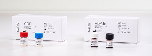 Набор реактивов в растворе - spinit® - Biosurfit, SA - для контроля качества / CRP / HbA1c