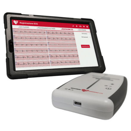 Электрокардиограф для спокойного состояния - CardioPad Lite  - Biotechware - 12 каналов / для планшета / с сенсорным экраном