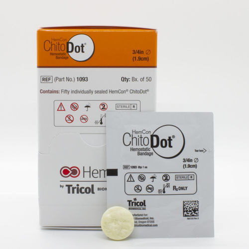 Противомикробный бинт - ChitoDot® - Tricol Biomedical - гемостатический