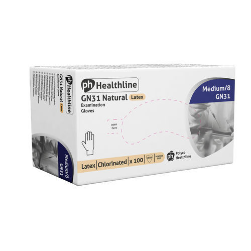 Перчатка из латекса - GN31 - Polyco Healthline - медицинская / M / S