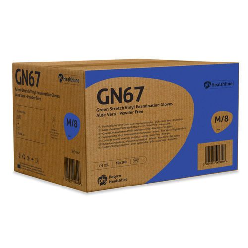 Перчатка из ПВХ - GN67 - Polyco Healthline - для лабораторий / неопудренная / M