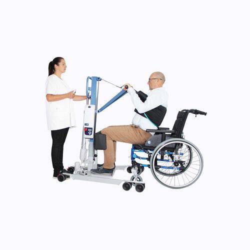 Электрический подъемник для пациентов - EASYLEV XL - Nausicaa Medical - на роликах / бариатрический / подъемный
