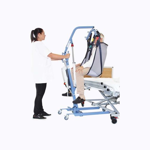 Ручной подъемник для пациентов - BLUE FLYER - Nausicaa Medical - на роликах / подъемный / складной