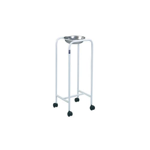 Подставка под медицинский лоток на колесиках - TM-B 2006 - Turmed - из нержавеющей стали