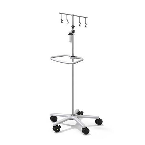 Стойка для сыворотки на роликах - AMTRION GmbH - 4 крюка
