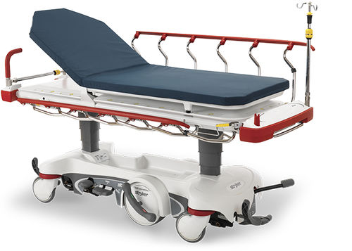 Транспортная тележка-каталка - Prime X - Stryker Acute Care - электрическая / 2 секции / радиопрозрачная