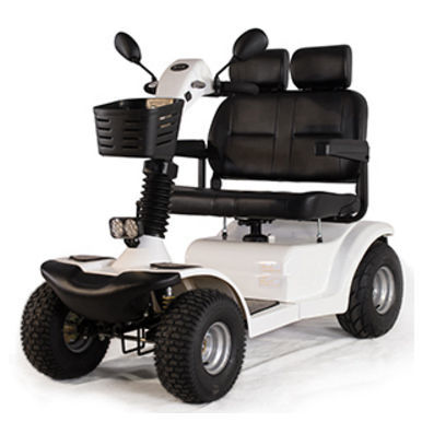 Электрический скутер для лиц с ограниченной мобильностью - 4031 Golf - Shanghai Wisking Electric Machine - 4-колесный / двухместный / с корзиной