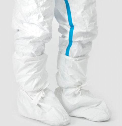 Медицинские высокие бахилы для чистого помещения - Tyvek® IsoClean® - Berner International - из полиэтилена / для одноразового применения / противоскользящая
