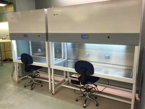 Вытяжной шкаф для лабораторий - DFMZ's VCM Series - Design Filtration Microzone - напольный / HEPA / с вертикальным ламинарным потоком