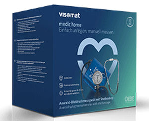 Анероидный электронный тонометр - medic home - visomat - со стетоскопом / с манжетой для взрослых
