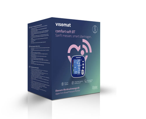 Электронный тонометр с монометром на манжете - visomat comfort soft BT - visomat - автоматический / Bluetooth / с заряжаемой батареей