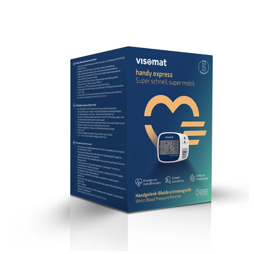 Автоматический электронный тонометр - visomat handy express - visomat - на запястье / носимый / с беспроводной сетью