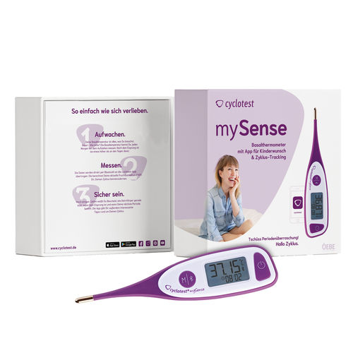Базальный термометр - cyclotest mySense  - cyclotest - медицинский / цифровой / с прямым считыванием