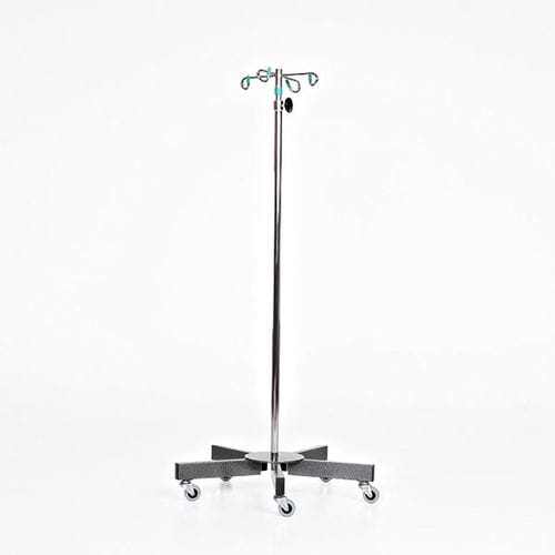 Стойка для сыворотки на роликах - MCM-20 series - Mid Central Medical - 4 крюка / 2 крюка / телескопическая