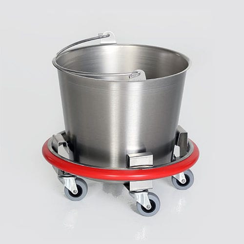 Подставка под медицинский лоток на колесиках - MCM-54 series - Mid Central Medical - из нержавеющей стали