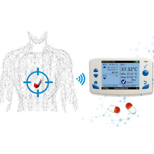 Капсула для мониторинга для измерения температуры - eCelsius Medical - BodyCAP - компактная / для исследований / клиническая