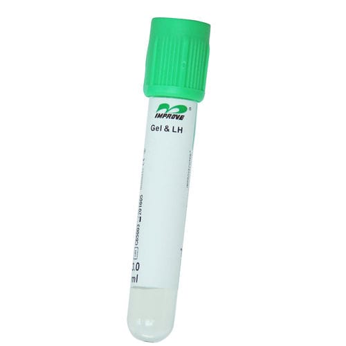 Пробоотборная трубка для плазменного анализа - IMPROVACUTER® 742350202, IMPROVACUTER® 744850202 - Improve Medical - цилиндрическая / плазменная / с разделительным гелем