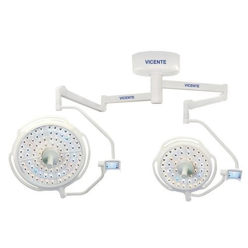 Потолочный хирургический светильник - VICENTE - Shandong Mingtai Medical Equipment Group - светодиодный / 2 штатива / с видеомонитором