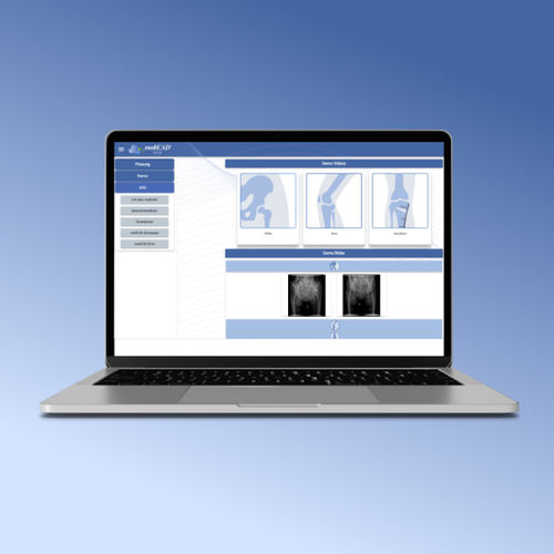 Программное обеспечение для управления - medc-web-70 series - mediCAD Hectec GmbH - для планирования / для предоперационного планирования / ортопедическое