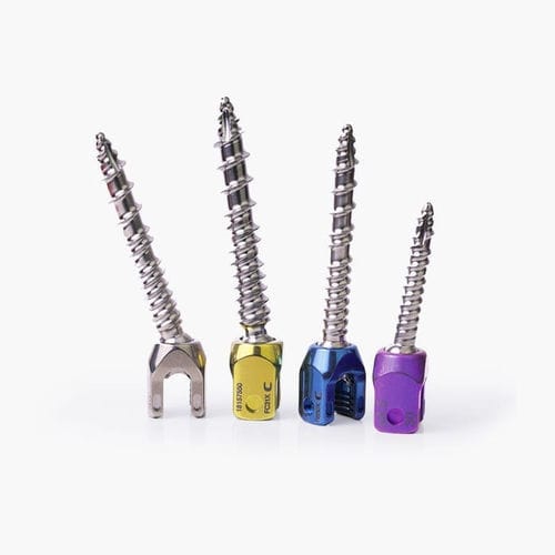 Транспедикулярный винт для грудо-поясничной зоны - Erisma®-LP Evo - Clariance - многоосный / канюлированный
