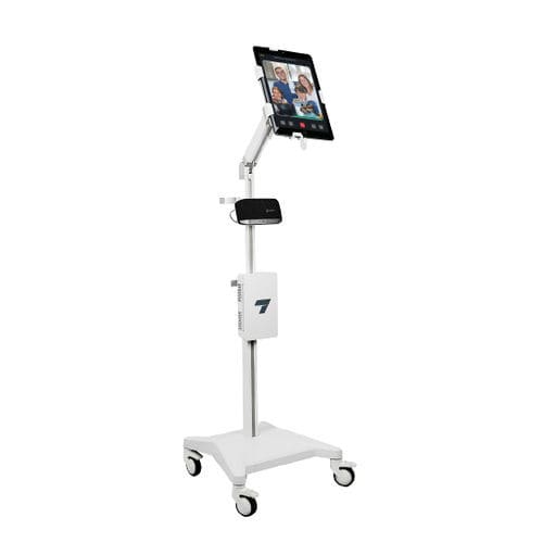 Телемедицинская тележка для планшетного ПК - Pro Basic - Ditec Medical - защищенная / мобильная
