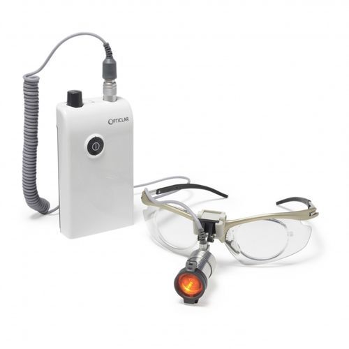 Налобный осветитель LED - VISIONMAX - Opticlar Vision - с заряжаемым аккумулятором / с переносным источником света