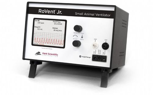 Аппарат ИВЛ для анестезии - RoVent® Jr. - Kent Scientific - для исследований на животных / электронный / для небольших животных