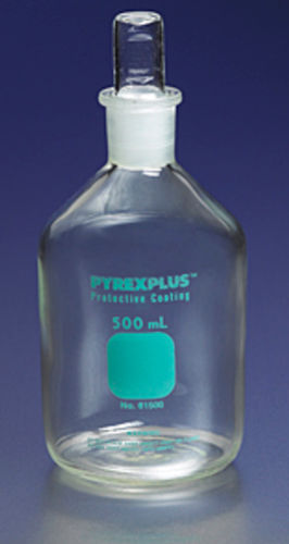 Флакон для лабораторий - PYREXPLUS® - Corning BV - для реагентов / из стекла / с пробкой