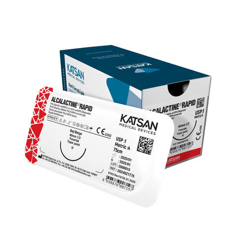 Шовный материал рассасывающийся - ALCALACTINE&reg; RAPID - KATSAN Medical Devices - для челюстно-лицевой хирургии / для хирургической обработки ран / для офтальмологической хирургии