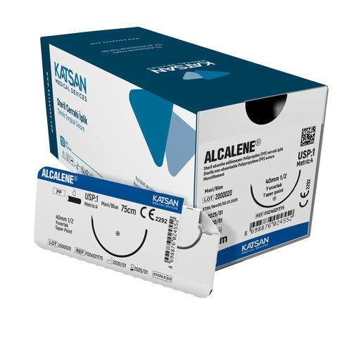 Шовный материал нерассасывающийся - ALCALENE&reg; - KATSAN Medical Devices - для общей хирургии / для ортопедической хирургии / для нейрохирургии