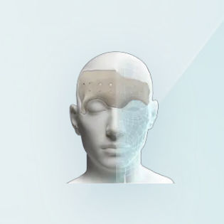 Лицевой имплантат - 3D - Kontour Medical Technology - анатомический / силикон
