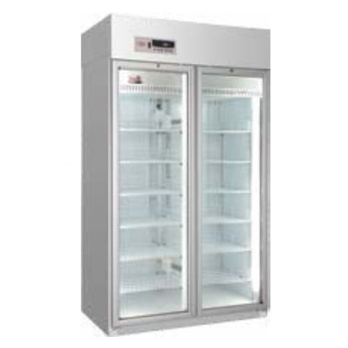 Фармацевтический холодильник - Pharm890 - MAAN Medical & Laboratory - в виде шкафа / 2 дверцы / со стеклянной дверью