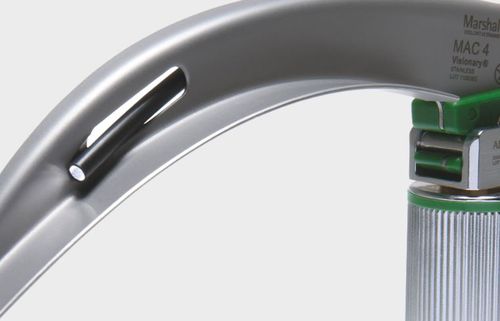 Клинок для ларингоскопа Макинтош - Visionary® Fibre Optic - Marshall Airway Products - из нержавеющей стали / одноразового применения