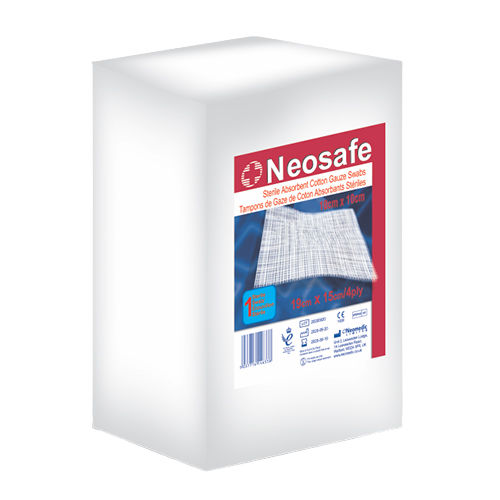 Марлевый компресс из хлопка - Neosafe - Neomedic Limited - стерильный