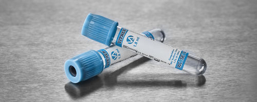 Пробоотборная трубка для анализа коагуляции - Vacusence+ - Vitrex Medical A/S - цилиндрическая / крови / для отбора проб