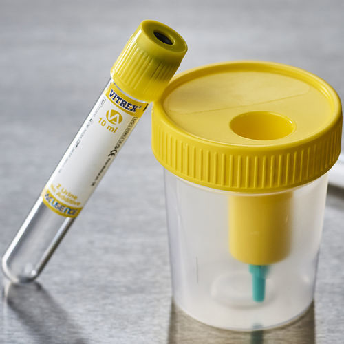 Лабораторная пробоотборная трубка - 115509+ - Vitrex Medical A/S - цилиндрическая / для мочи / для отбора проб