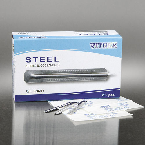 Стерильный ланцет - 350213 - Vitrex Medical A/S - нержавеющая сталь
