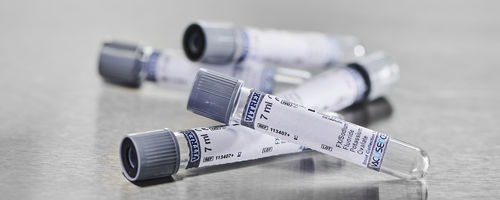 Пробоотборная трубка для анализа гликемии - Vacusence+ - Vitrex Medical A/S - цилиндрическая / крови / для отбора проб