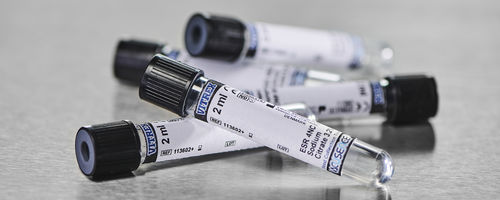 Пробоотборная трубка для анализа седиментации - Vacusence 11  - Vitrex Medical A/S - цилиндрическая / крови / из ПЭТФ