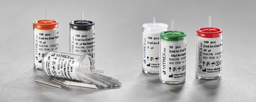 Микропипетка с ручным управлением - End-to-End  - Vitrex Medical A/S - капиллярная / с фиксированным объемом