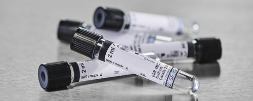 Пробоотборная трубка для анализа седиментации - Vacusence+ - Vitrex Medical A/S - цилиндрическая / крови / из ПЭТФ