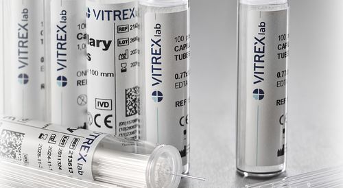 Капиллярная пробоотборная трубка - 21 series - Vitrex Medical A/S - для диагностики / для очистки ДНК / лабораторная